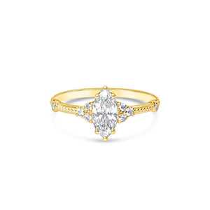ANDENNE || marquise diamond ring