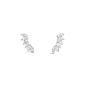 CHARLOT || 0.38ct marquise diamond earrings