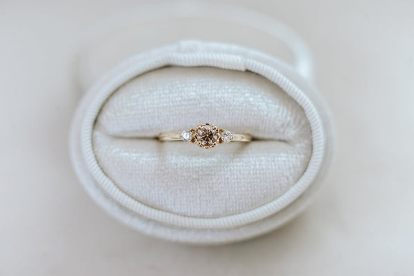 EPERNAY || 0.25ct champagne diamond ring