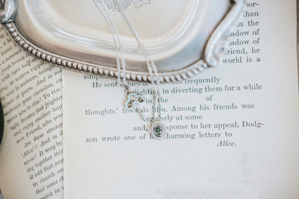 KEYHOLE || Alexandrite and diamond necklace