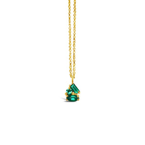PETAL emerald necklace