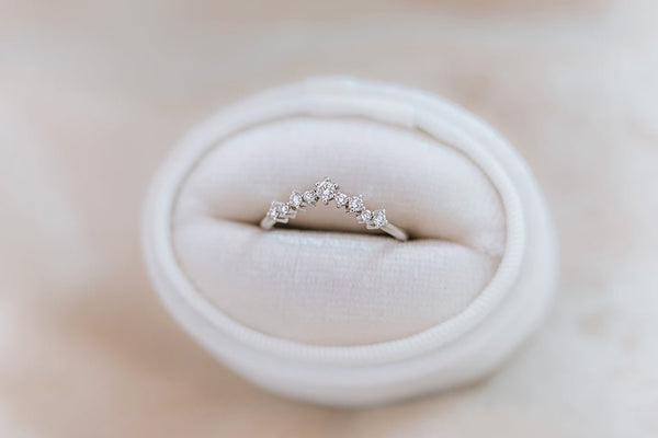 STARRY NIGHT || diamond wedding band