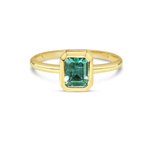 REVE || 0.7ct emerald in yellow gold 14k