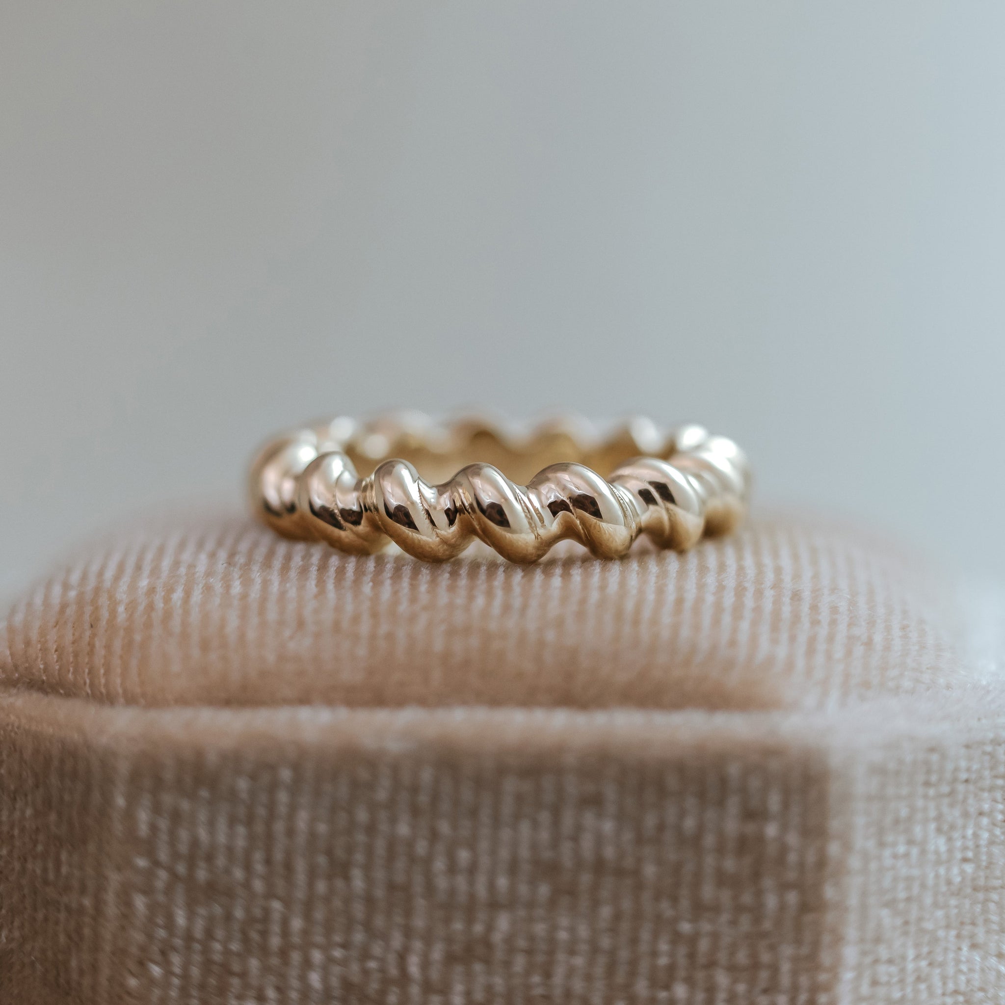 BARLEY || gold twisted ring