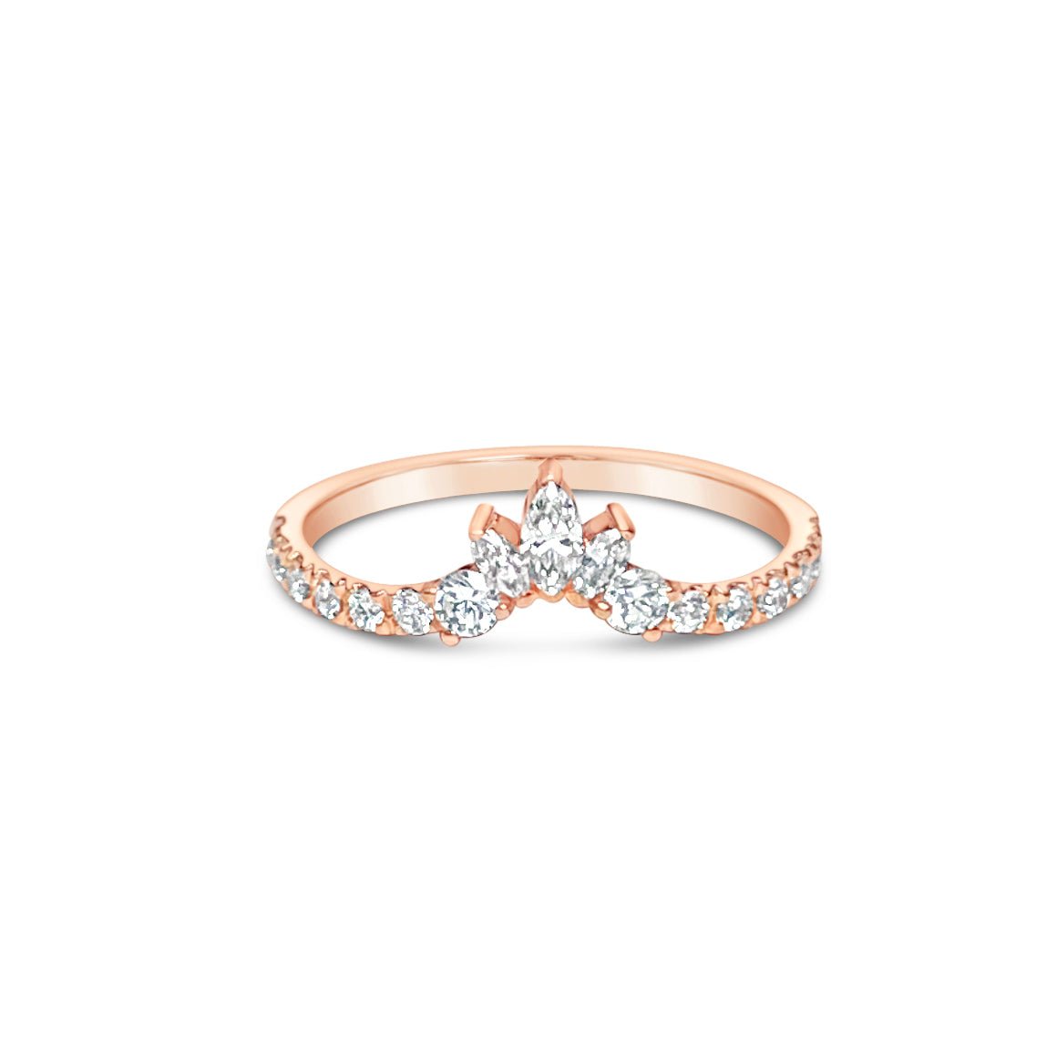 BRAU || marquise diamond wedding band - LOFT.bijoux || Custom jewelry & wedding rings / Bijoux sur mesure & bagues de mariage || Montreal