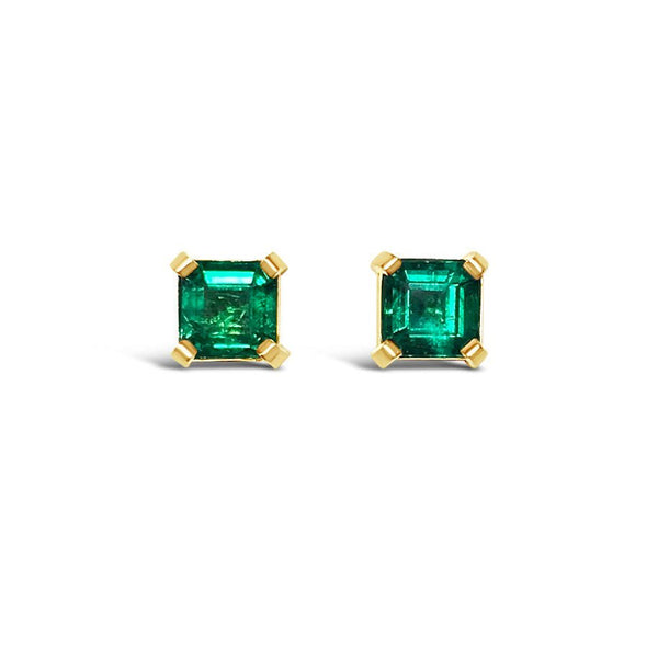 Emerald earrings - LOFT.bijoux || Custom jewelry & wedding rings / Bijoux sur mesure & bagues de mariage || Montreal