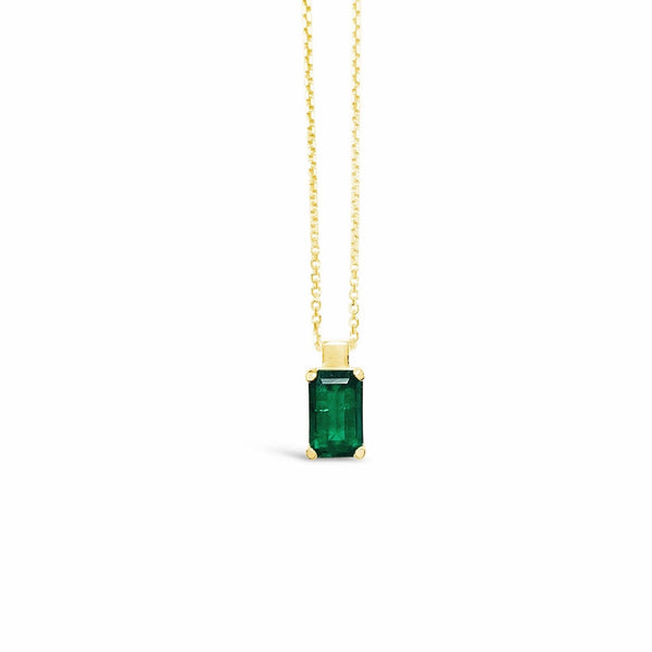 Emerald necklace - LOFT.bijoux || Custom jewelry & wedding rings / Bijoux sur mesure & bagues de mariage || Montreal