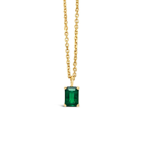 Emerald necklace - LOFT.bijoux || Custom jewelry & wedding rings / Bijoux sur mesure & bagues de mariage || Montreal