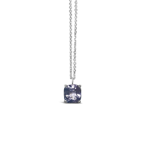 Lavender spinel necklace - LOFT.bijoux || Custom jewelry & wedding rings / Bijoux sur mesure & bagues de mariage || Montreal