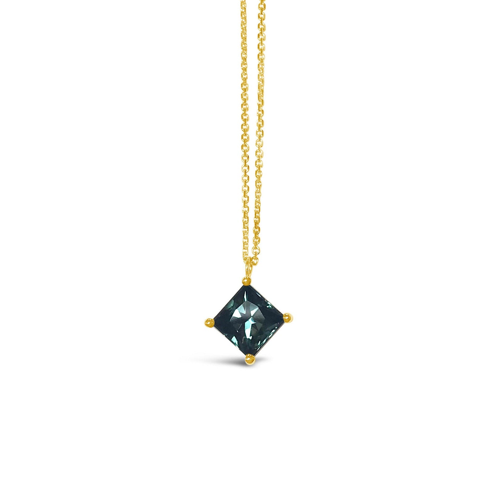 Ocean tourmaline necklace - LOFT.bijoux || Custom jewelry & wedding rings / Bijoux sur mesure & bagues de mariage || Montreal