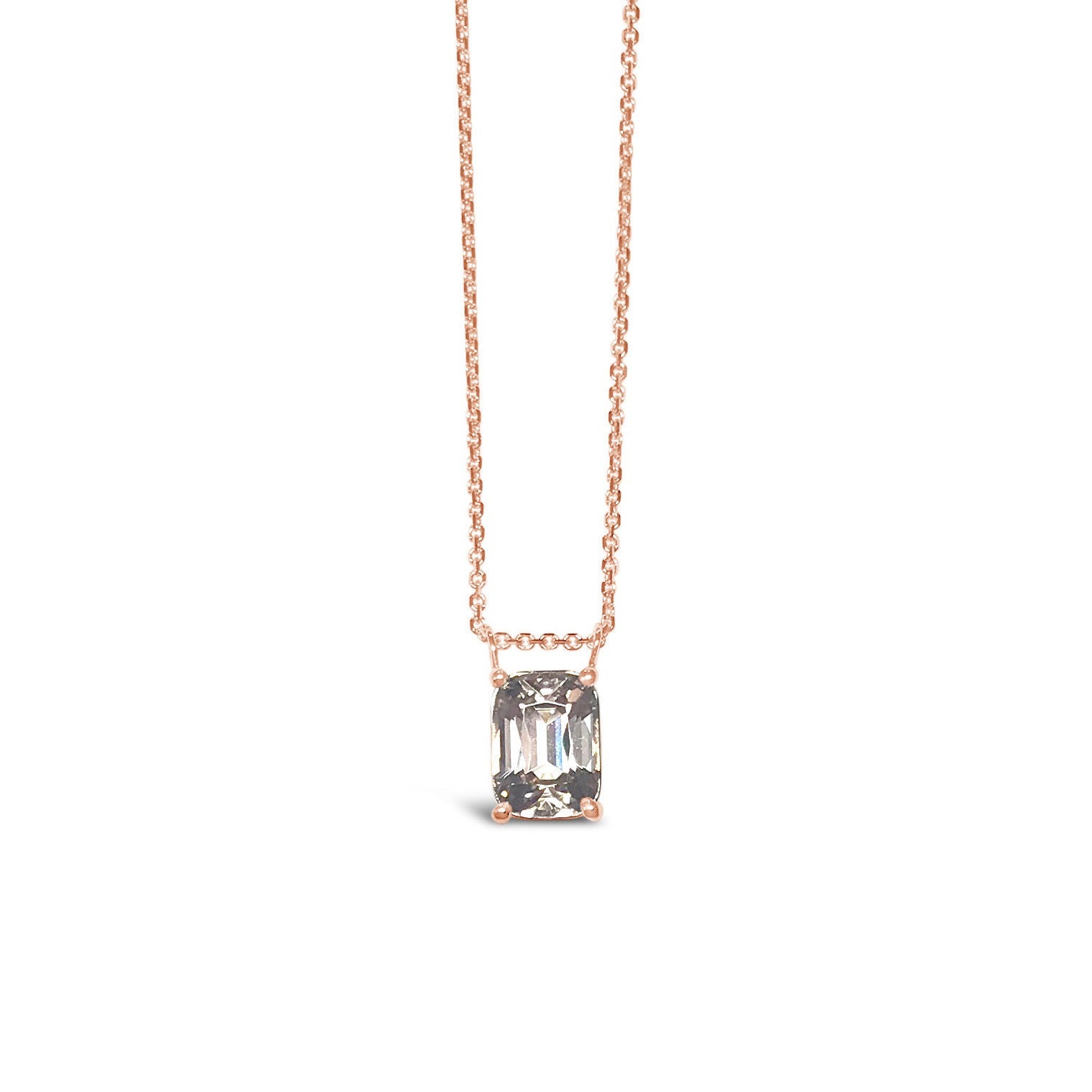 Peach tourmaline necklace - LOFT.bijoux || Custom jewelry & wedding rings / Bijoux sur mesure & bagues de mariage || Montreal
