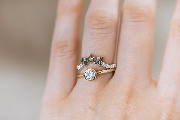 RAYOL || solitaire bezel diamond ring - LOFT.bijoux || Custom jewelry & wedding rings / Bijoux sur mesure & bagues de mariage || Montreal